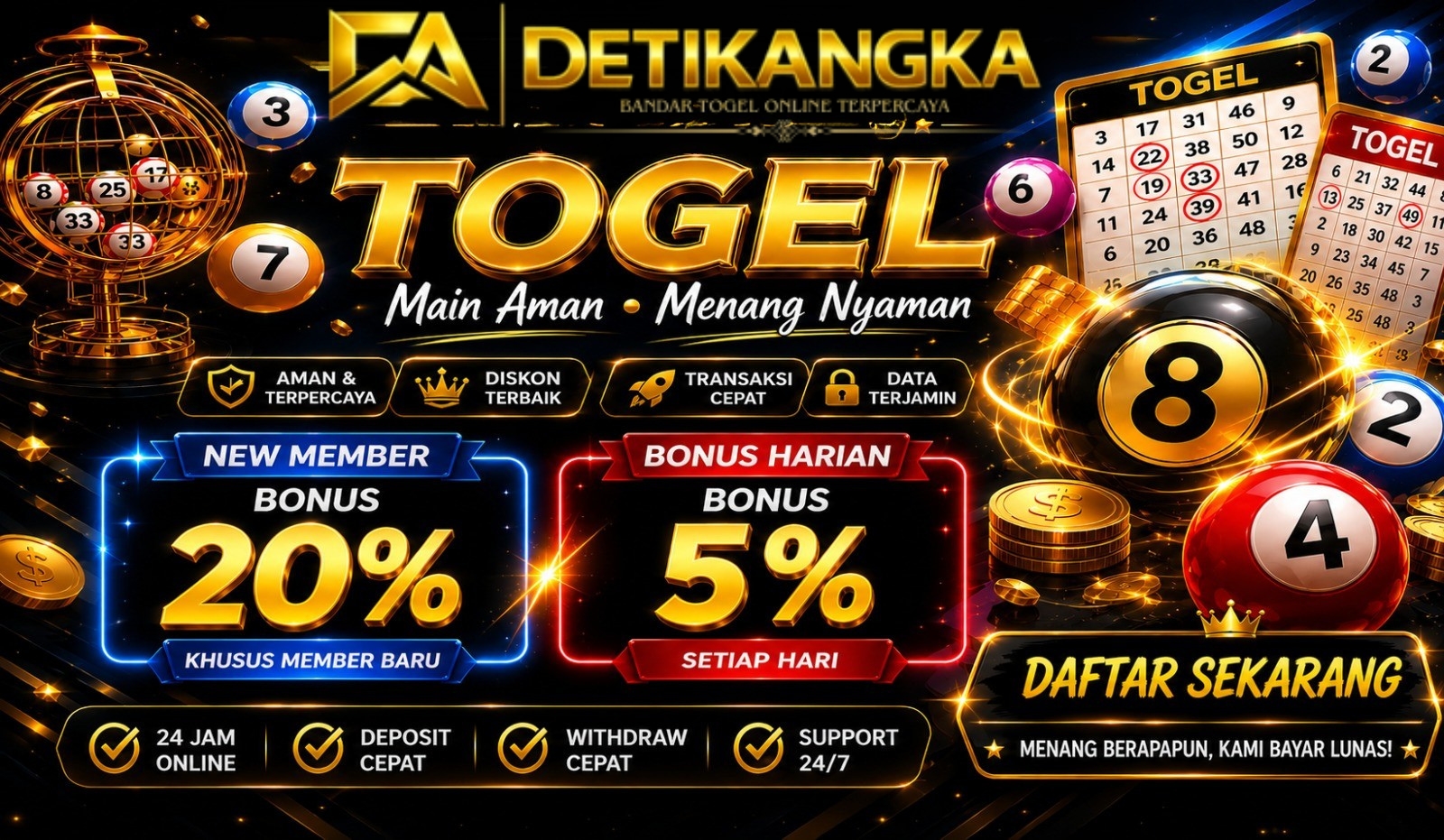DETIKANGKA - Situs Resmi Aman & Terpercaya dengan Proses Transaksi Yang Cepat