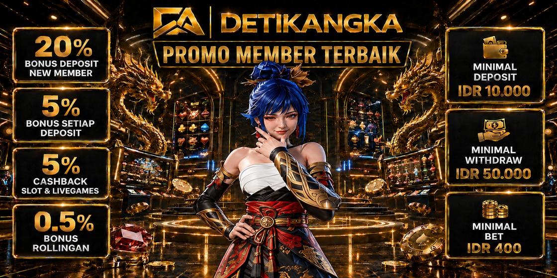 DETIKANGKA Promo Bonus New Member Terbaik Dan Harian