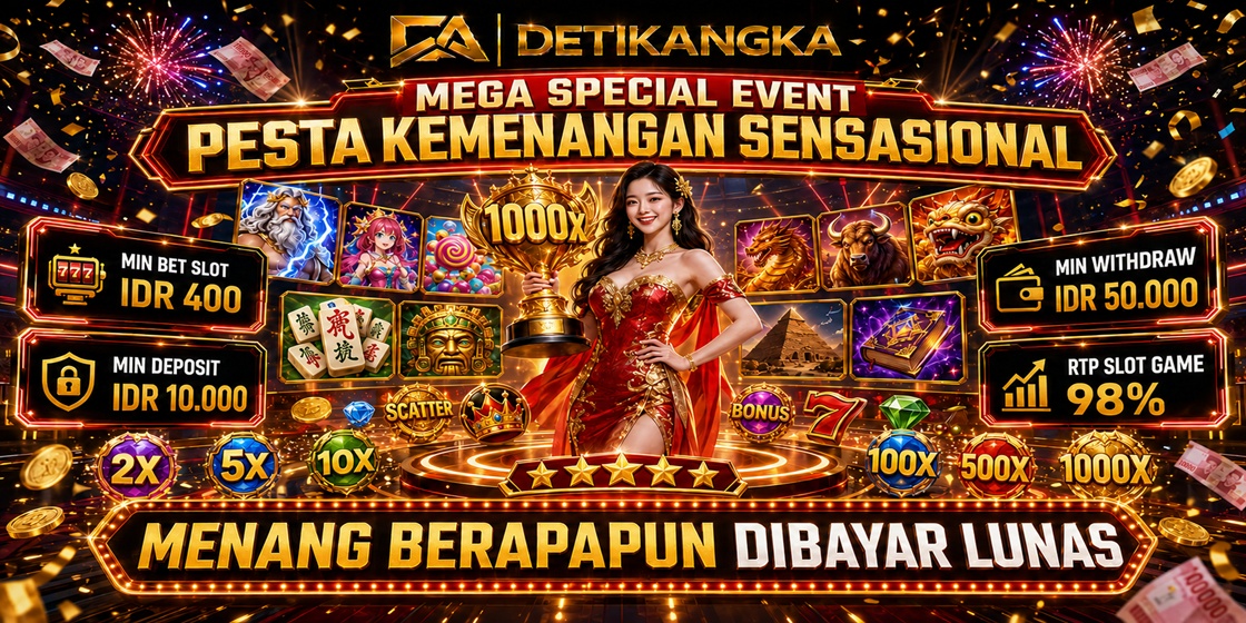 MEGA Event Pesta Kemenangan DETIKANGKA dengan Layanan Terbaik