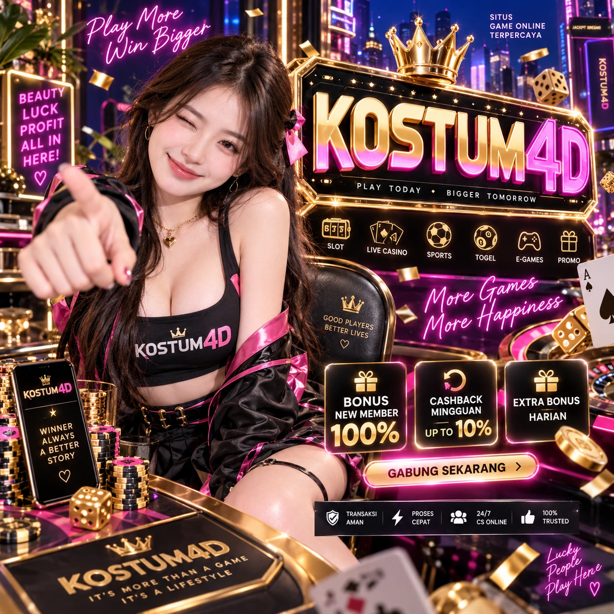 KOSTUM4D | Profil Brand dan Tautan untuk Kunjungan Ulang