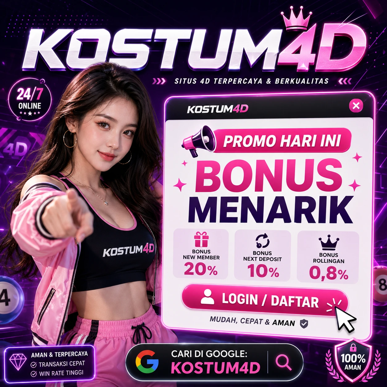 KOSTUM4D – Pilihan Digital untuk Menemani Momen Santai Selama Piala Dunia